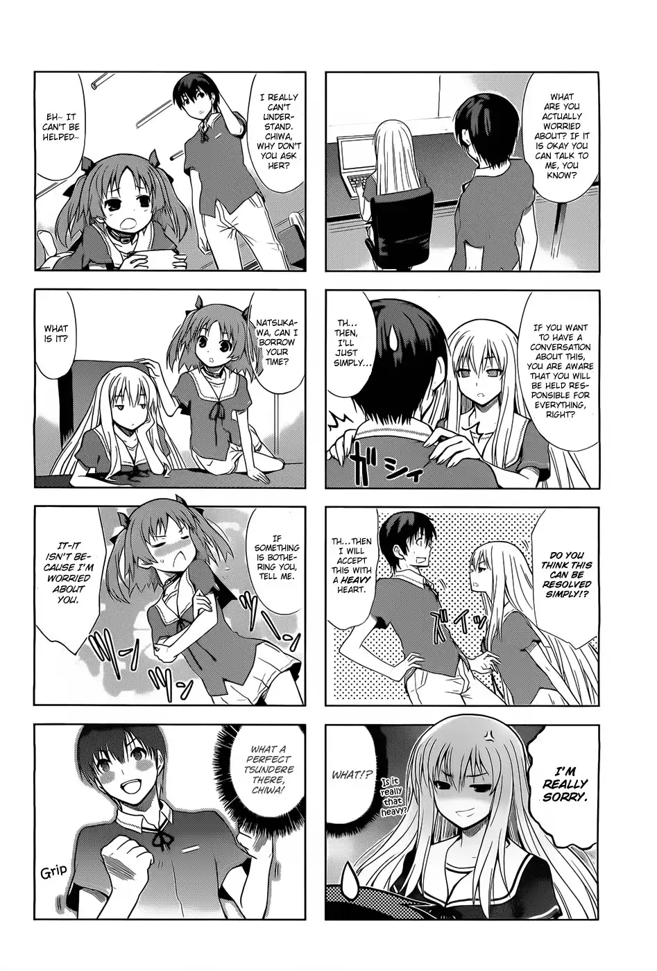 Ore no Kanojo to Osananajimi ga Shuraba Sugiru 4-Koma Chapter 4 5